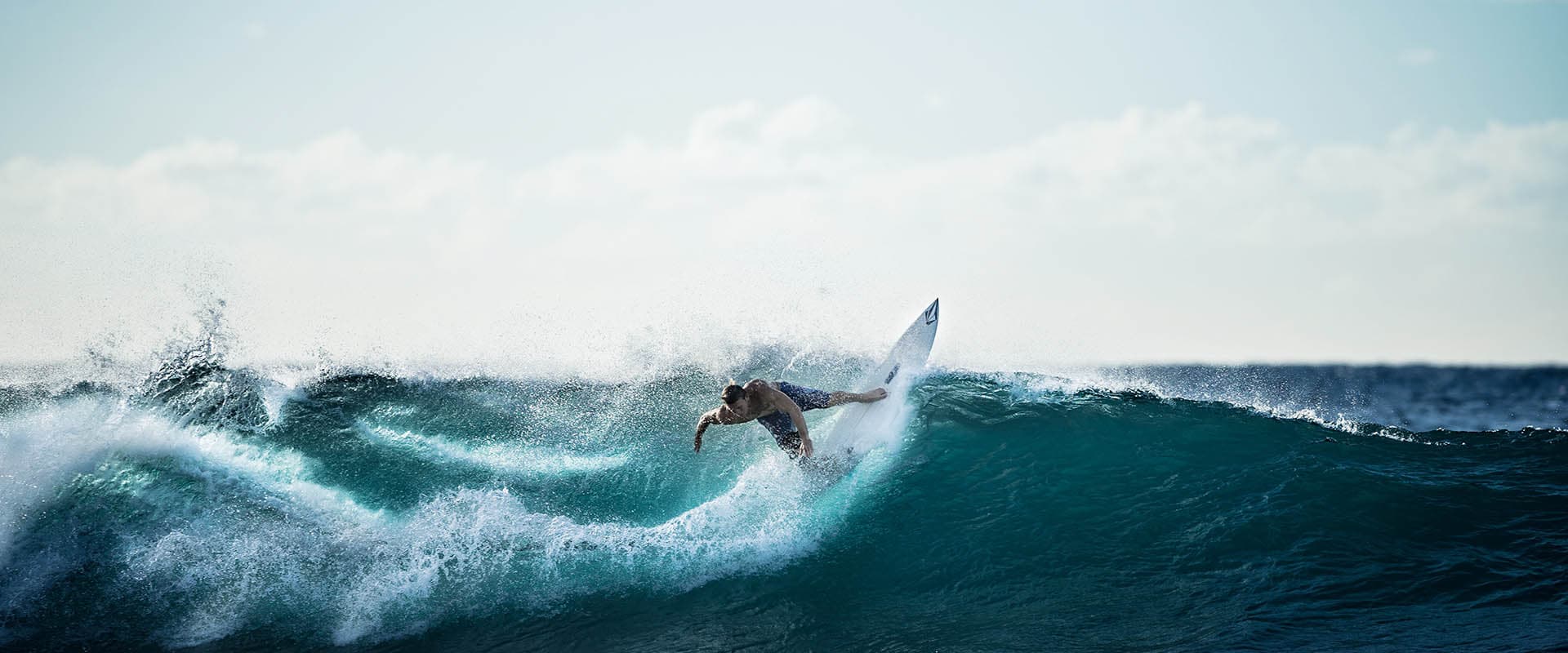 Surfing at Weligama, Sri Lanka